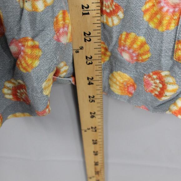 Crescent Creepers Romper Overalls Shorts Hawaiian Sunrise Sea Shell XL - Picture 10 of 12